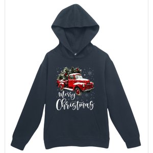 Merry Christmas Red Truck Family Matching Christmas Pajama Urban Pullover Hoodie