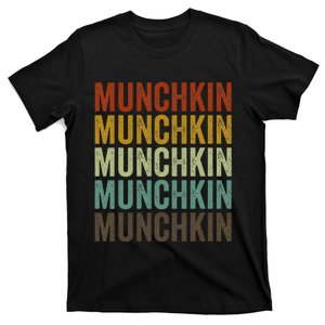 Munchkin Cat Retro T-Shirt