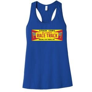 Mt Cle Race Track Funny Gift Women's Racerback Tank