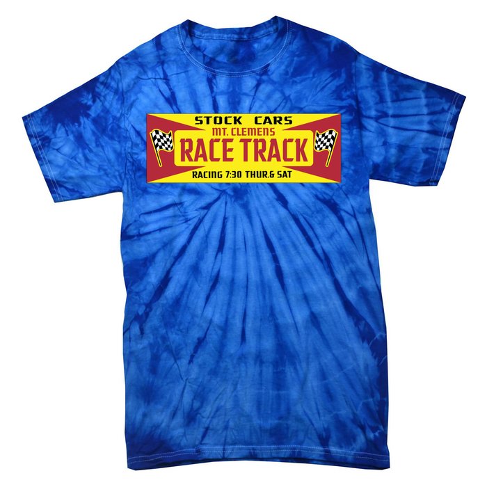 Mt Cle Race Track Funny Gift Tie-Dye T-Shirt