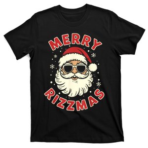 Merry Christmas Rizz Cool Santa Sunglasses Xmas Pjs T-Shirt