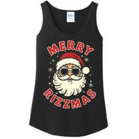 Merry Christmas Rizz Cool Santa Sunglasses Xmas Pjs Ladies Essential Tank