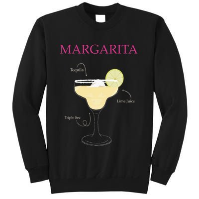 Margarita Cocktail Recipe Sweatshirt