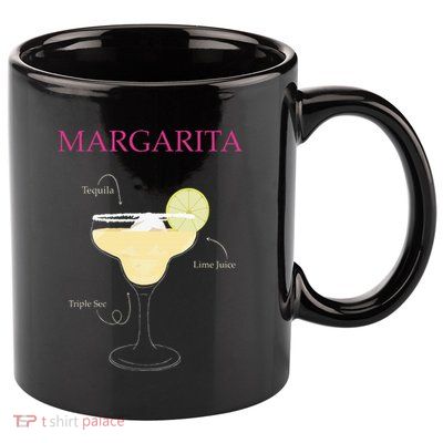 Margarita Cocktail Recipe 11oz C Handle Ceramic Mug