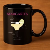 Margarita Cocktail Recipe 11oz C Handle Ceramic Mug