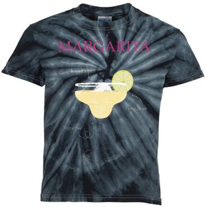 Margarita Cocktail Recipe Kids Tie-Dye T-Shirt