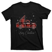 Merry Christmas Red Truck Family Matching Christmas Pajama T-Shirt