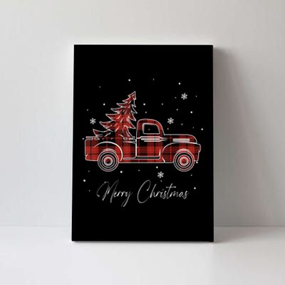 Merry Christmas Red Truck Family Matching Christmas Pajama Canvas