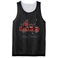 Merry Christmas Red Truck Family Matching Christmas Pajama Mesh Reversible Basketball Jersey Tank