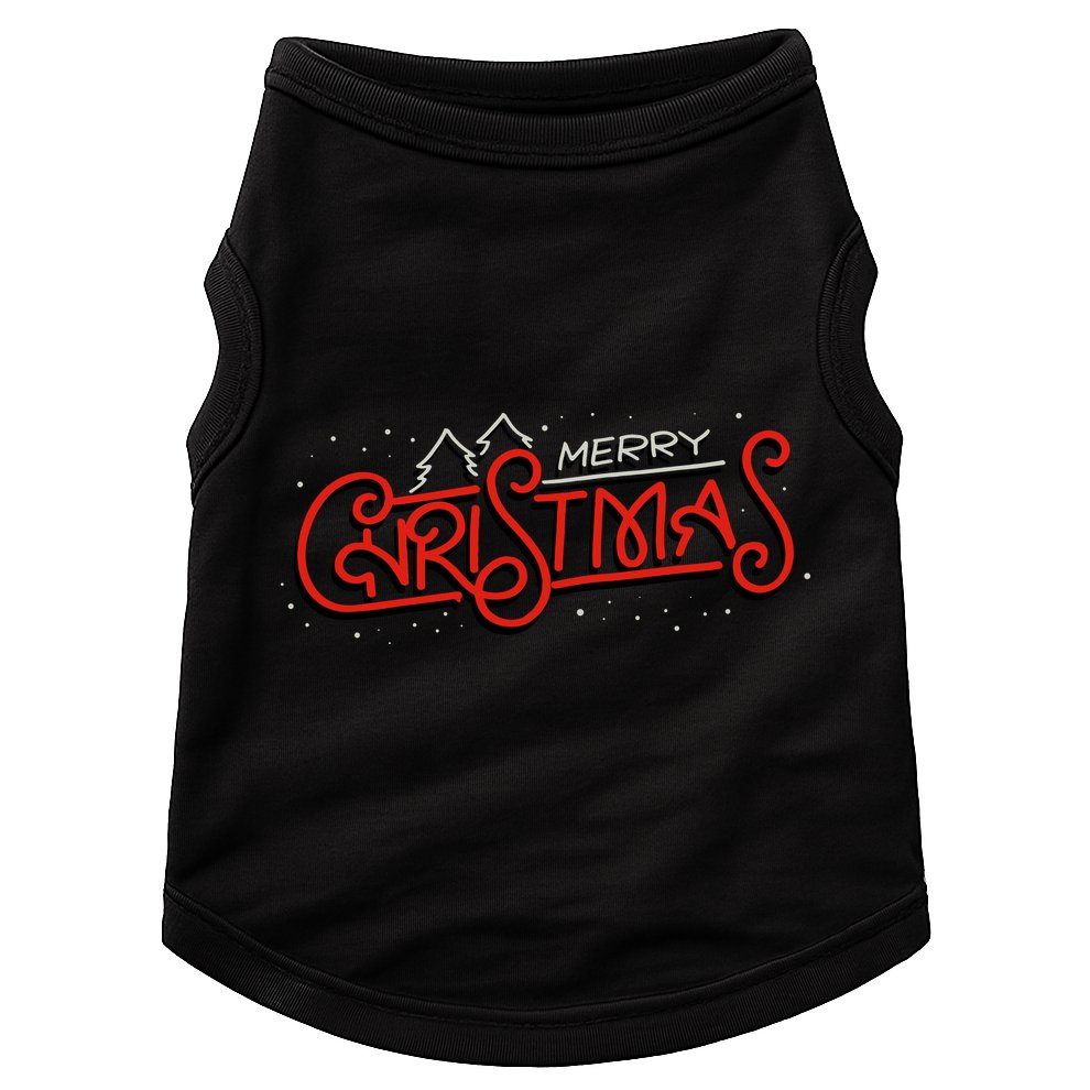 Merry Christmas Retro Doggie Tank