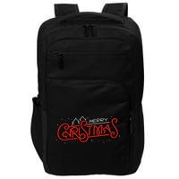 Merry Christmas Retro Impact Tech Backpack