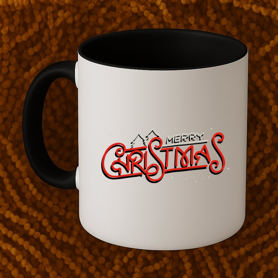 Merry Christmas Retro Mug
