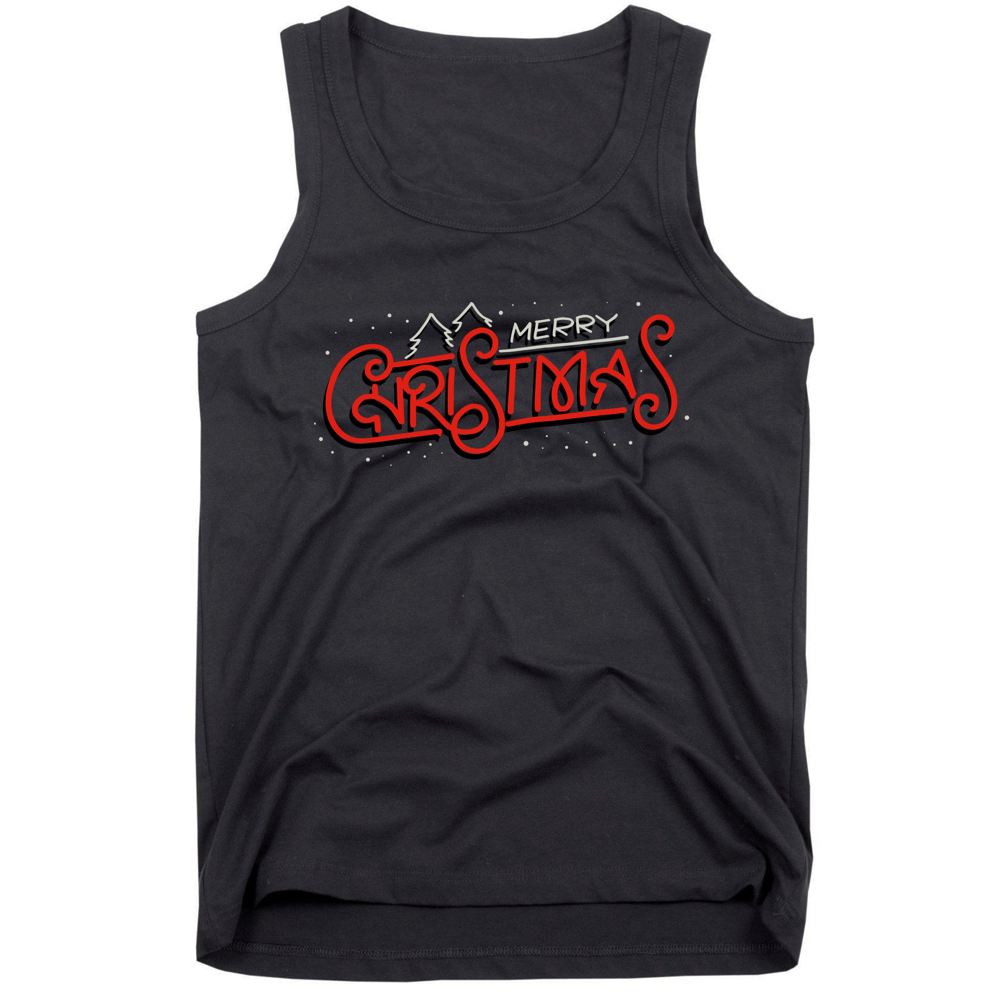 Merry Christmas Retro Tank Top