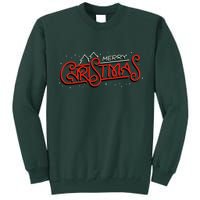 Merry Christmas Retro Tall Sweatshirt