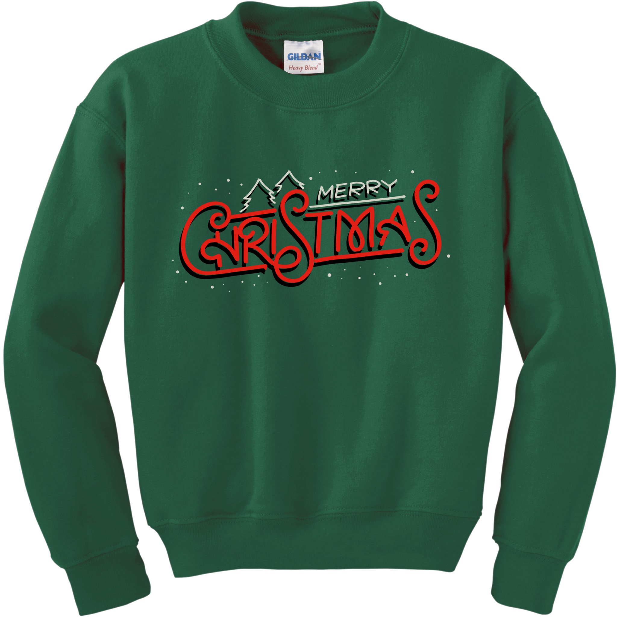Merry Christmas Retro Kids Sweatshirt
