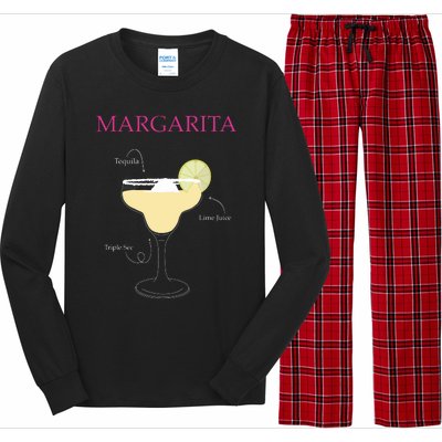 Margarita Cocktail Recipe Long Sleeve Pajama Set