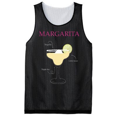 Margarita Cocktail Recipe Mesh Reversible Basketball Jersey Tank