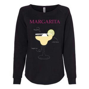 Margarita Cocktail Recipe Womens California Wash Sweatshirt