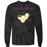 Margarita Cocktail Recipe Tie-Dye Long Sleeve Shirt