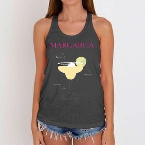 Margarita Cocktail Recipe Women's Knotted Racerback Tank