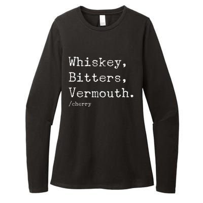 Manhattan Cocktail Recipe Womens CVC Long Sleeve Shirt