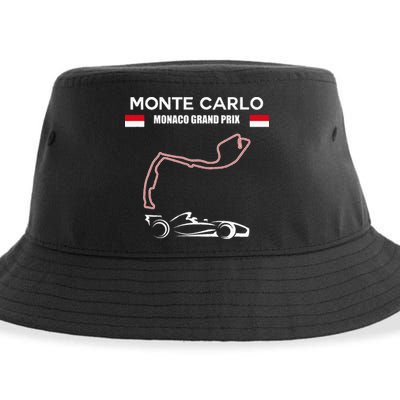 Monte Carlo Race Track Formula Racing Car Monaco Main Price Sustainable Bucket Hat