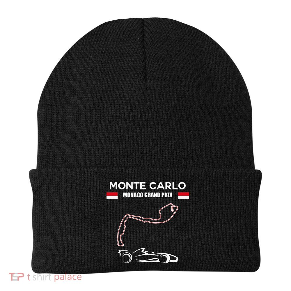 Monte Carlo Race Track Formula Racing Car Monaco Main Price Beanie
