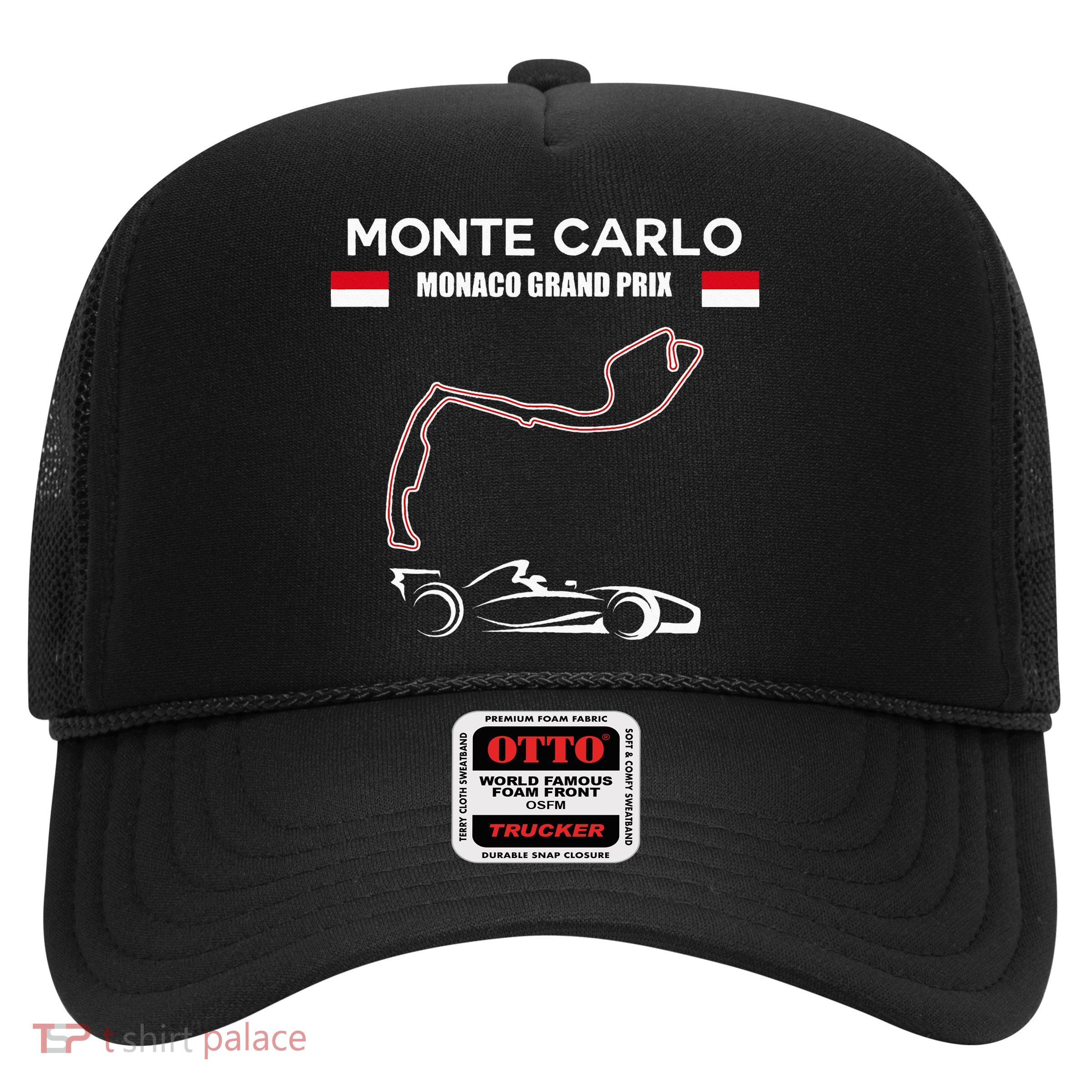 Monte Carlo Race Track Formula Racing Car Monaco Main Price Trucker Hat