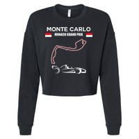 Monte Carlo Race Track Formula Racing Car Monaco Main Price Cropped Pullover Crew