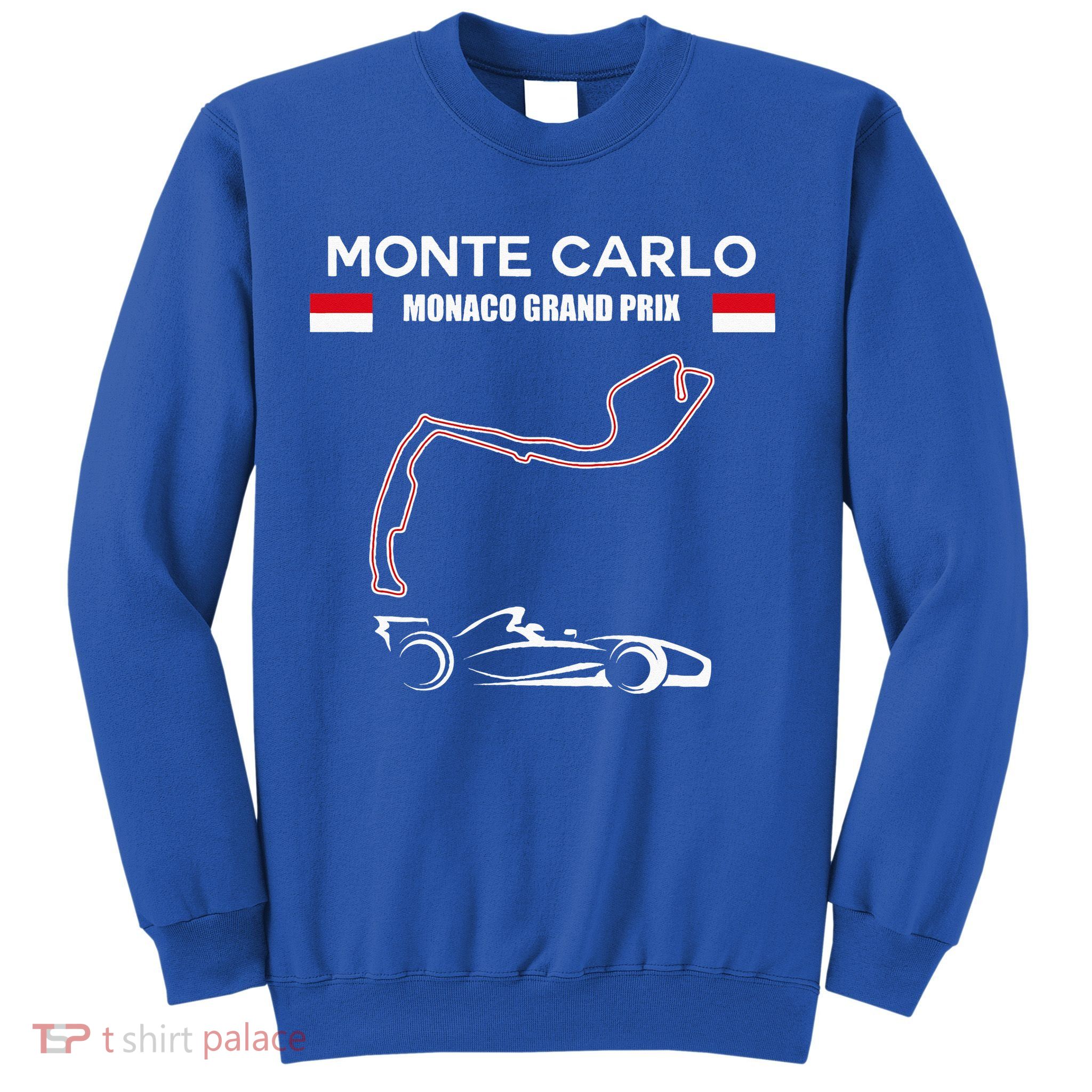 Monte Carlo Race Track Formula Racing Car Monaco Main Price Sweatshirt