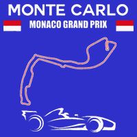Monte Carlo Race Track Formula Racing Car Monaco Main Price Button