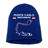 Monte Carlo Race Track Formula Racing Car Monaco Main Price Short Acrylic Beanie