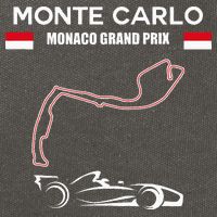 Monte Carlo Race Track Formula Racing Car Monaco Main Price Cotton Canvas Backpack