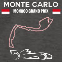 Monte Carlo Race Track Formula Racing Car Monaco Main Price Vector Backpack