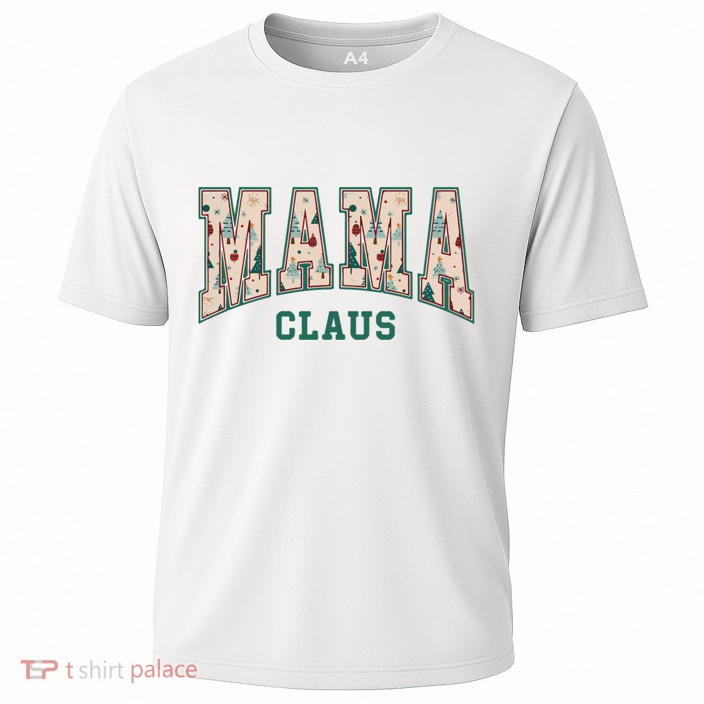 Mama Claus Retro Christmas Performance Shirt