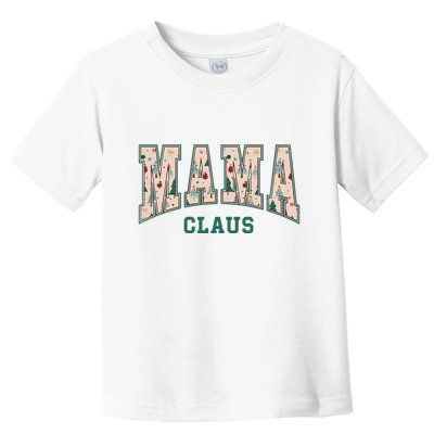 Mama Claus Retro Christmas Toddler T-Shirt