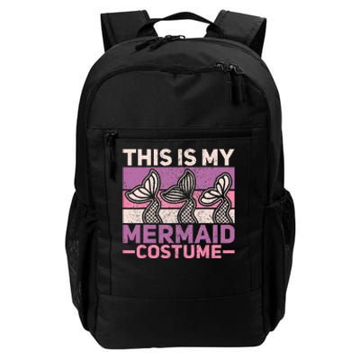 Mermaid Costume Retro Mermaid Outfit  Mermaid Daily Commute Backpack