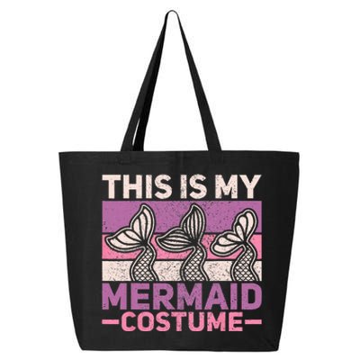 Mermaid Costume Retro Mermaid Outfit  Mermaid 25L Jumbo Tote