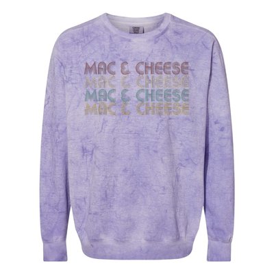 Mac & Cheese Retro Colorblast Crewneck Sweatshirt