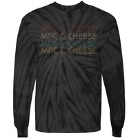 Mac & Cheese Retro Tie-Dye Long Sleeve Shirt