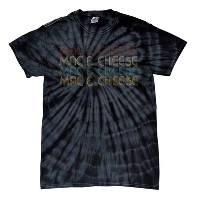 Mac & Cheese Retro Tie-Dye T-Shirt