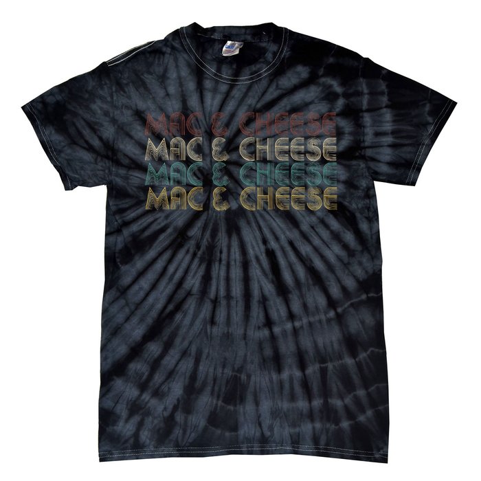 Mac & Cheese Retro Tie-Dye T-Shirt