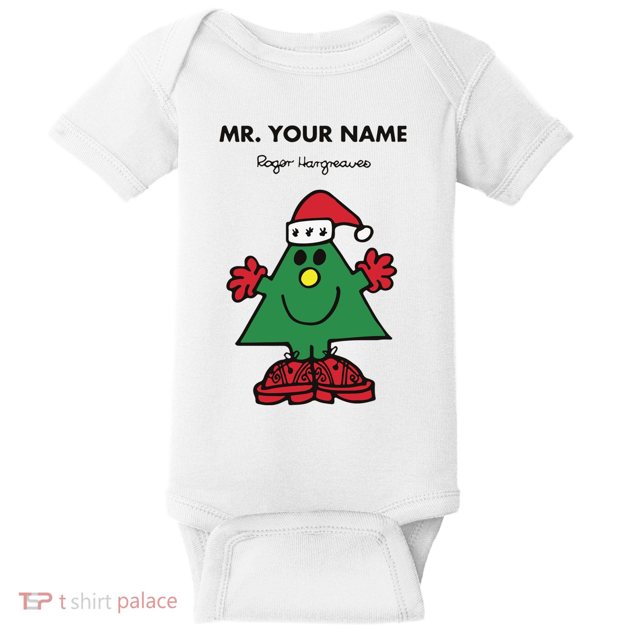Mr Christmas Roger Hargreaves Baby Bodysuit