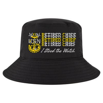 Master Chief Retired I Stood The Watch Cool Comfort Performance Bucket Hat