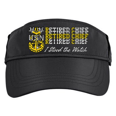 Master Chief Retired I Stood The Watch Adult Drive Performance Visor