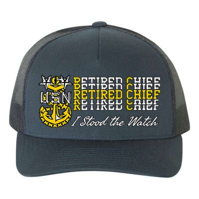 Master Chief Retired I Stood The Watch Yupoong Adult 5-Panel Trucker Hat