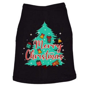 Merry Christmas Retro Christmas Tree Santa Claus Xmas Goodies Groovy Plus Size Doggie Tank