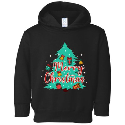 Merry Christmas Retro Christmas Tree Santa Claus Xmas Goodies Groovy Plus Size Toddler Hoodie