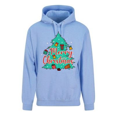 Merry Christmas Retro Christmas Tree Santa Claus Xmas Goodies Groovy Plus Size Unisex Surf Hoodie