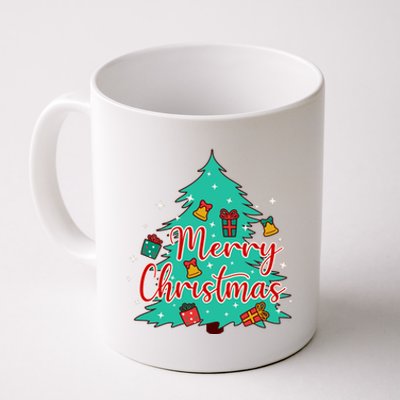 Merry Christmas Retro Christmas Tree Santa Claus Xmas Goodies Groovy Plus Size Coffee Mug